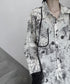 Ink Print Blouse
